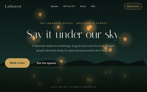The Larkmoor Estate concept site